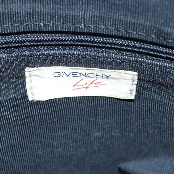 GIVENCHY Hand Bag Leather 2way Black Auth bs15483 - Picture 10 of 16